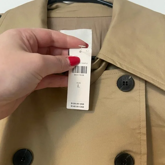 Anthropologie Trench cropped vest - Picture 4 of 5